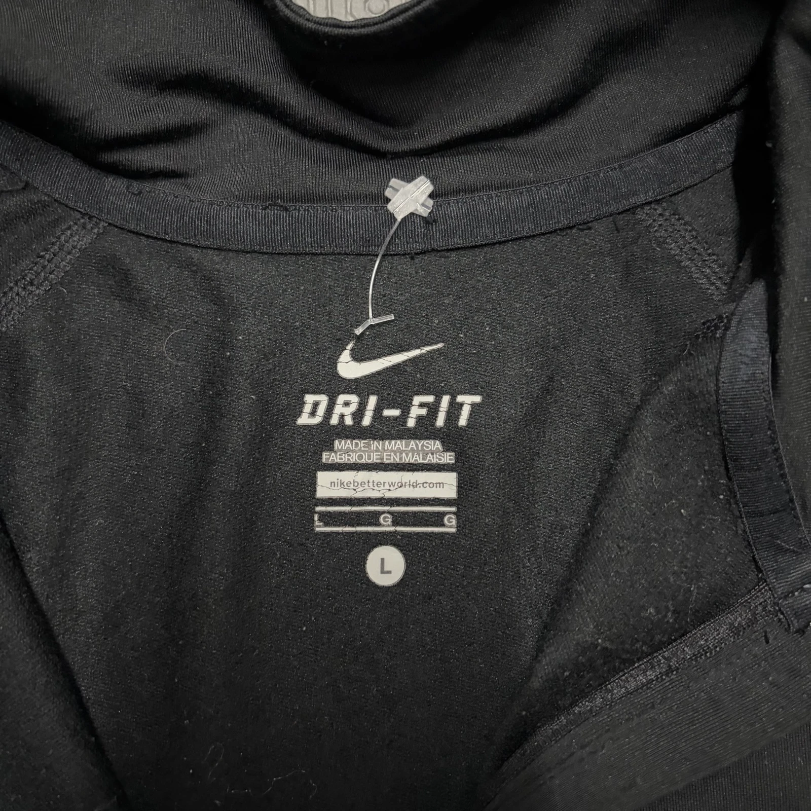 1/4 zip Nike Black Dri-fit L sweatshirt – photo 4